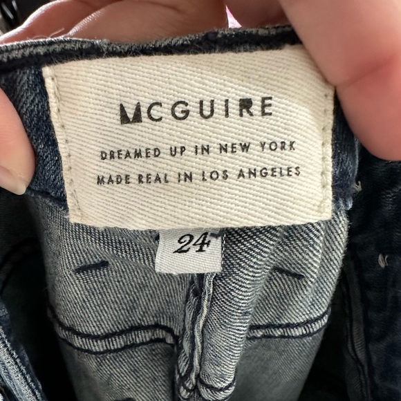 McGuire Denim Voyage High-Rise Flared Jeans Size 24 - Picture 6 of 7